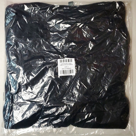 ❤️NWT VINTAGE TORRID ROMPER SWIM COVER -  SLEEVELESS TERRY POCKETS - SHORTS - Picture 4 of 13